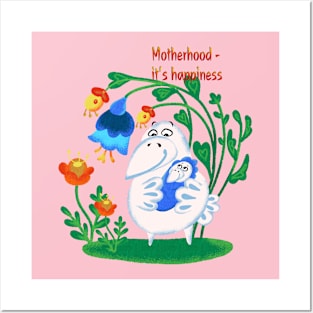 Motherhood it is happiness Posters and Art